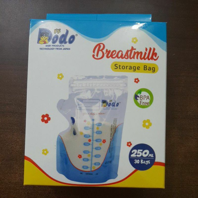 ☃Cutezz_Ching1☃Dodo Breastmilk Storage Bag 30 Bags 100ml/150ml/250ml