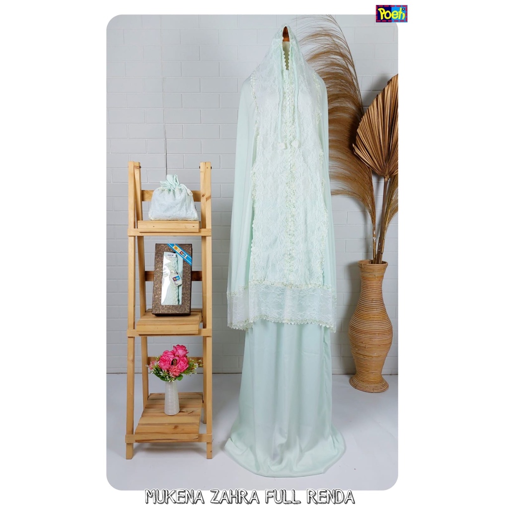 Mukena Premium Poeti Zahra Silk Polos