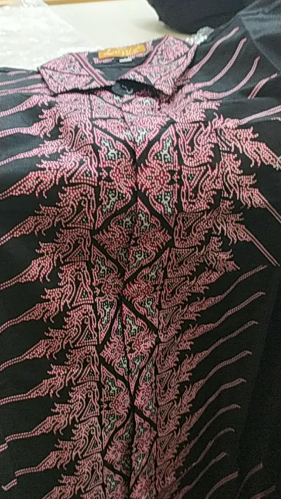 Cople Gamis Jazzy Modang Batik Adnan Pekalongan Murah Katun Keluarga Lebaran