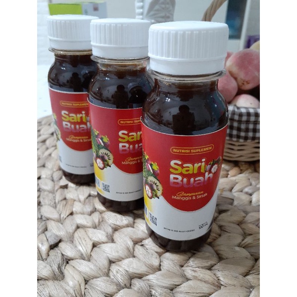 

sari buah probiotik manggis sirsak