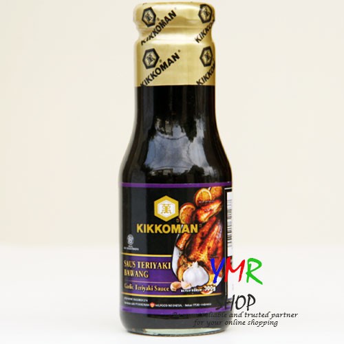 Kikkoman Garlic Teriyaki Sauce Saus Saos Bawang 300Gr Halal