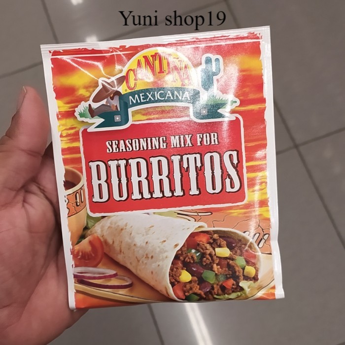 

cantina seasoning mix burrito - bumbu burrito 35g