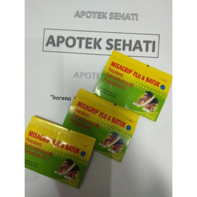 Promo MIXAGRIP FLU &amp; BATUK 3 STRIP 12 TABLET