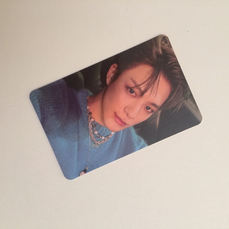 [ WTS - JENO BAJU BIRU ] JENO PHOTOCARD from LUGGAGE STICKER MD UNIVERSE