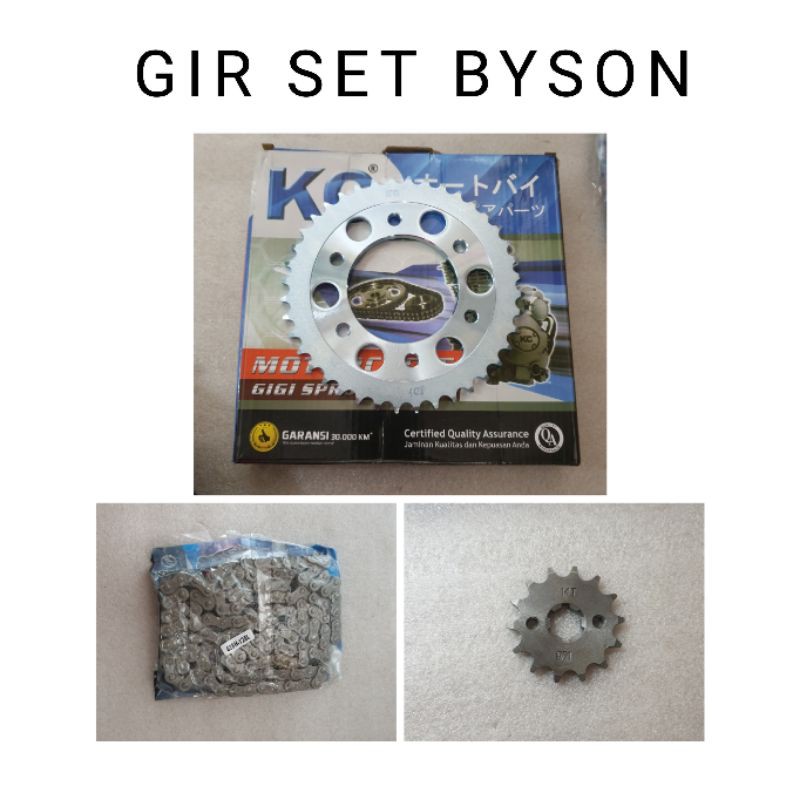 GIR SET BYSON GIR RANTE GIR PAKET MOTOR BYSON - KC