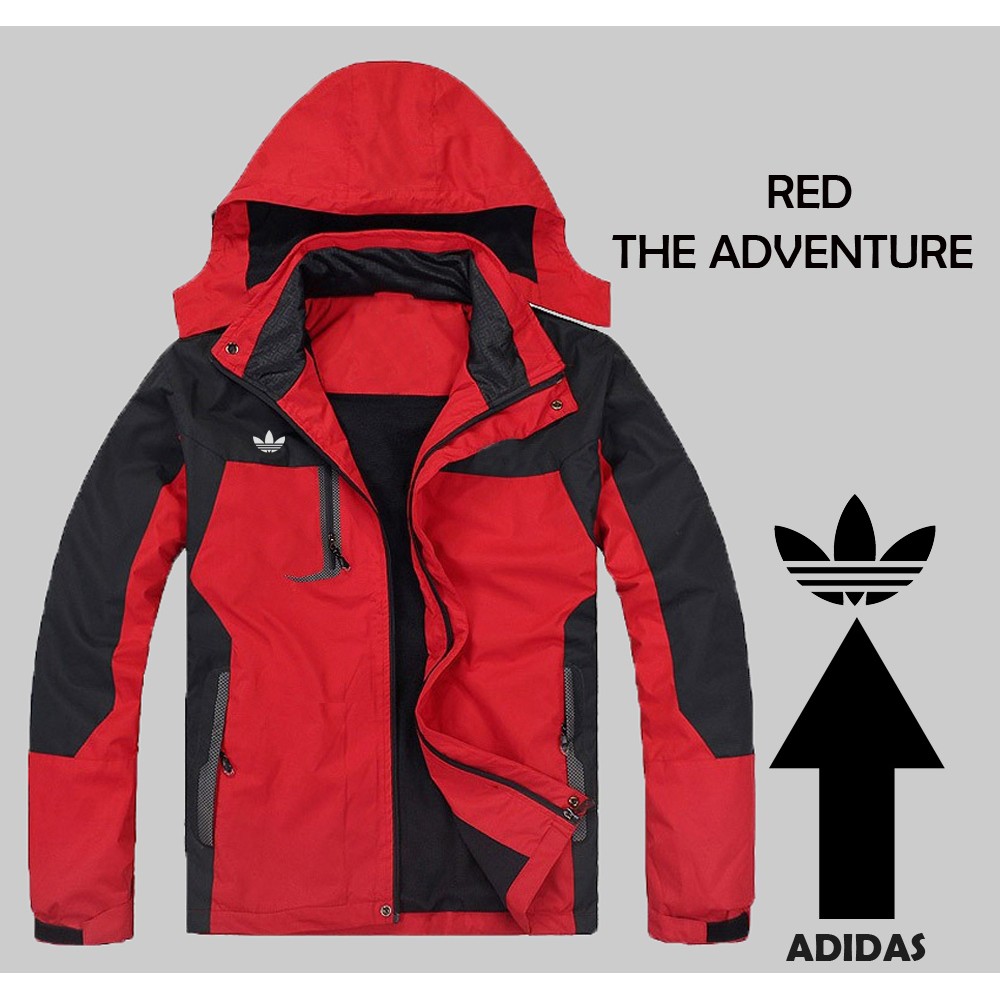 Jaket The Adventure Adidas Merah
