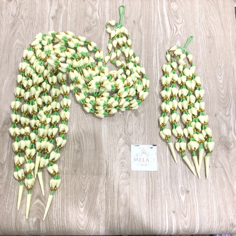 melati sunda | melati pengantin | kembang melati | set melati pengantin sunda | kalung melati sunda