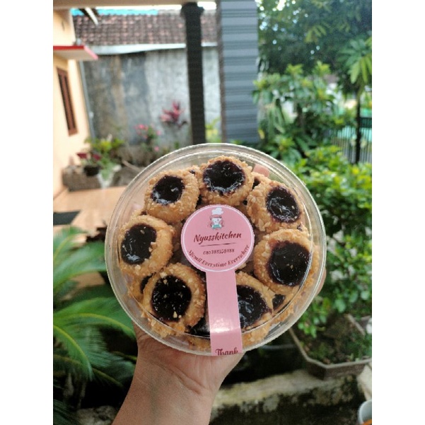 

Thumbprint kacang selai blueberry(wajib CO bubble wrap!)