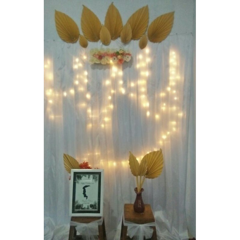 PAKET BACKDROP C / backdrop lamaran/ paket photobooth lamaran murah sederhana