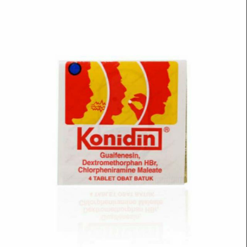 konidin obat batuk isi 4 tablet | obat batuk murah