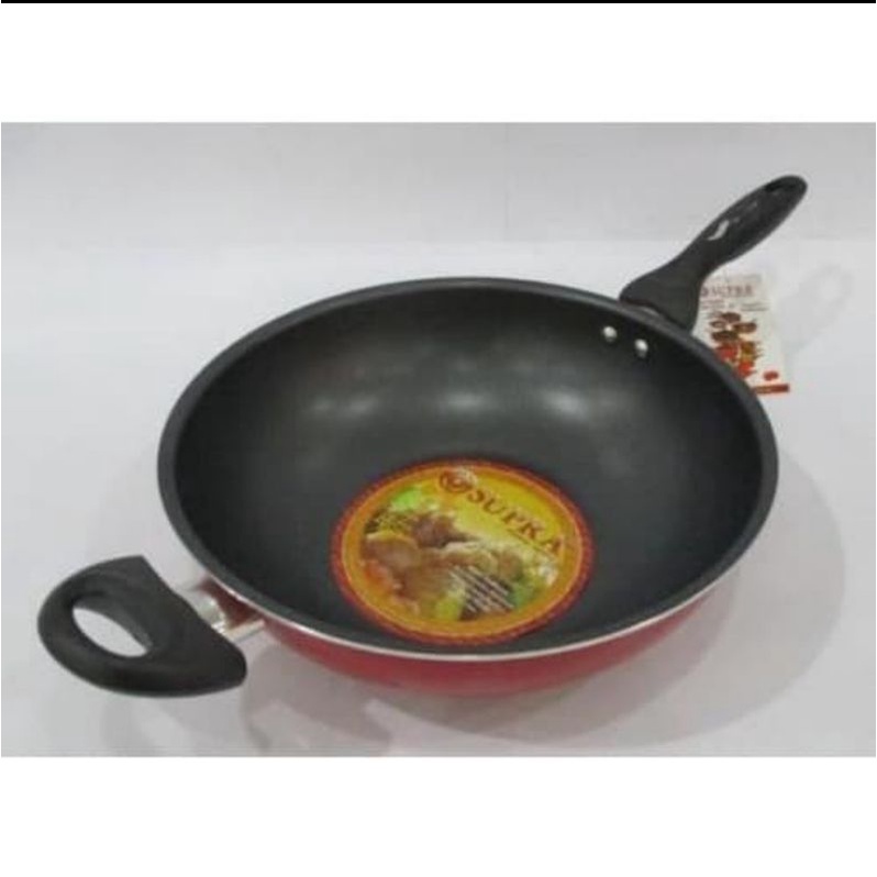 Wajan Supra 32 Cm Rosemary/ Wajan Supra Gagang 32 cm Stir Wok/Wajan Teflon Supra