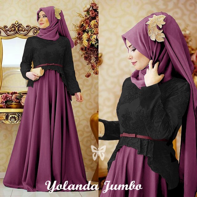 HOPYLOVY - Gamis Yolanda Jumbo Maxi XL