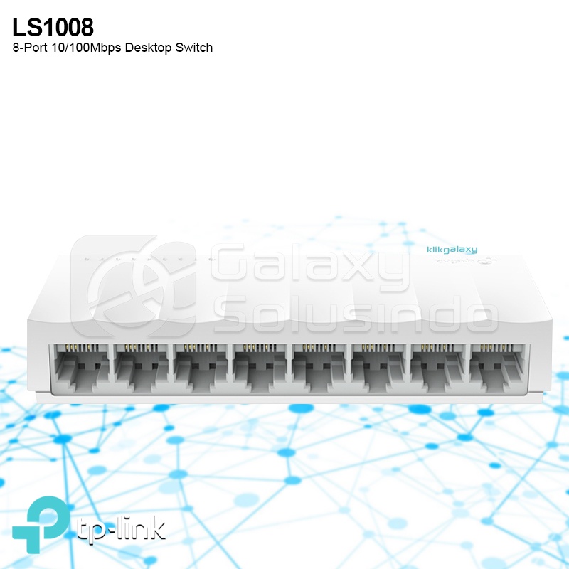 TP-LINK LS1008 8-Port 10/100Mbps Desktop Switch Hub