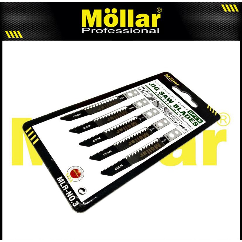 (1 biji) Mata Graji Jig Saw MOLLAR No3 JigSaw Blades MLR-No.3