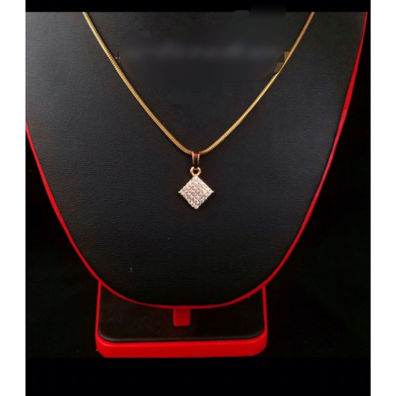 kalung liontin permata cantik 24k