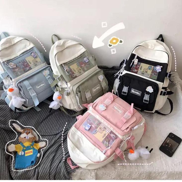 Bagus Banget.. NEW TAS KOREA IMPORT MODEL TERBARU/TAS IMPORT KOREA/TAS ANAK SEKOLAH SD SMP SMA KULIA