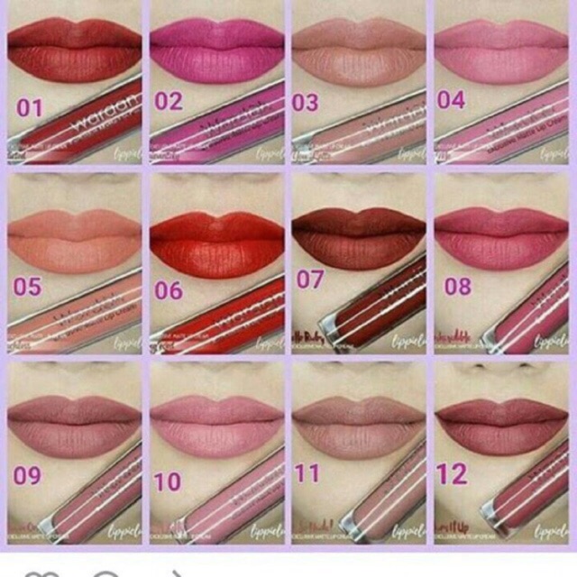 Wardah Exclusive Matte Lip Cream Original - Lipstick Mate