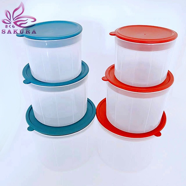 TOPLES SET 3 in 1 / FOOD CONTAINER TEMPAT PENYIMPANAN MAKANAN / TOPLES PLASTIK -sosoyo