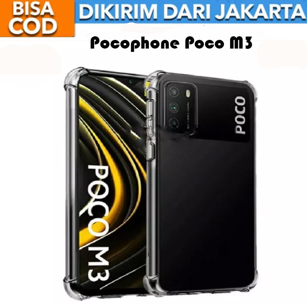 Casing Pocophone Poco M3 Anti crack SoftCase