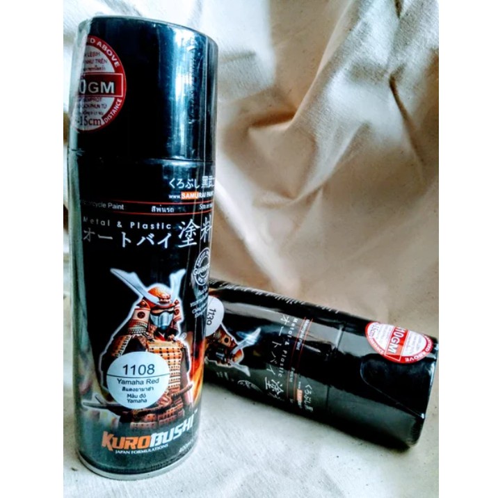 Cat Semprot Spray Pylox Pilox SAMURAI Yamaha Red 1108 Merah Metalik Tahan Bensin Metalic Red
