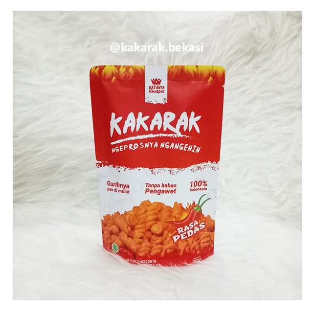 

DISTRIBUTOR RESMI BEKASI KAKARAK Makaroni Pedas Level