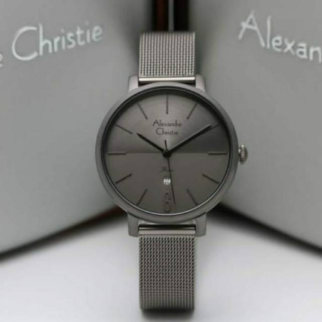 Alexandre Christie AC2751 Grey Jam Tangan Wanita Original