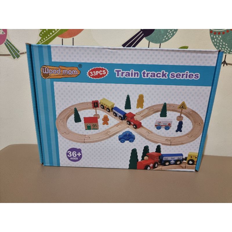 33 pcs train track set / mainan rel kereta api anak / train railway toys