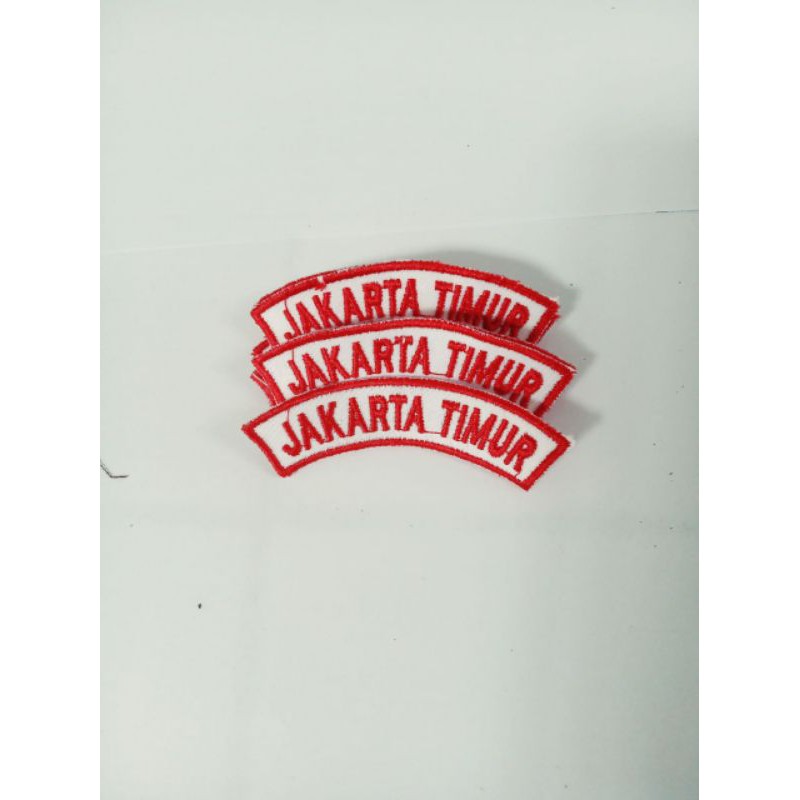 bordir tanda lokasi logo tanda lokasi