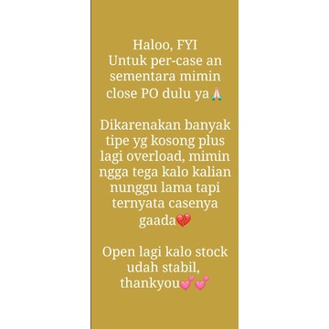 

orderan khusus percase.an