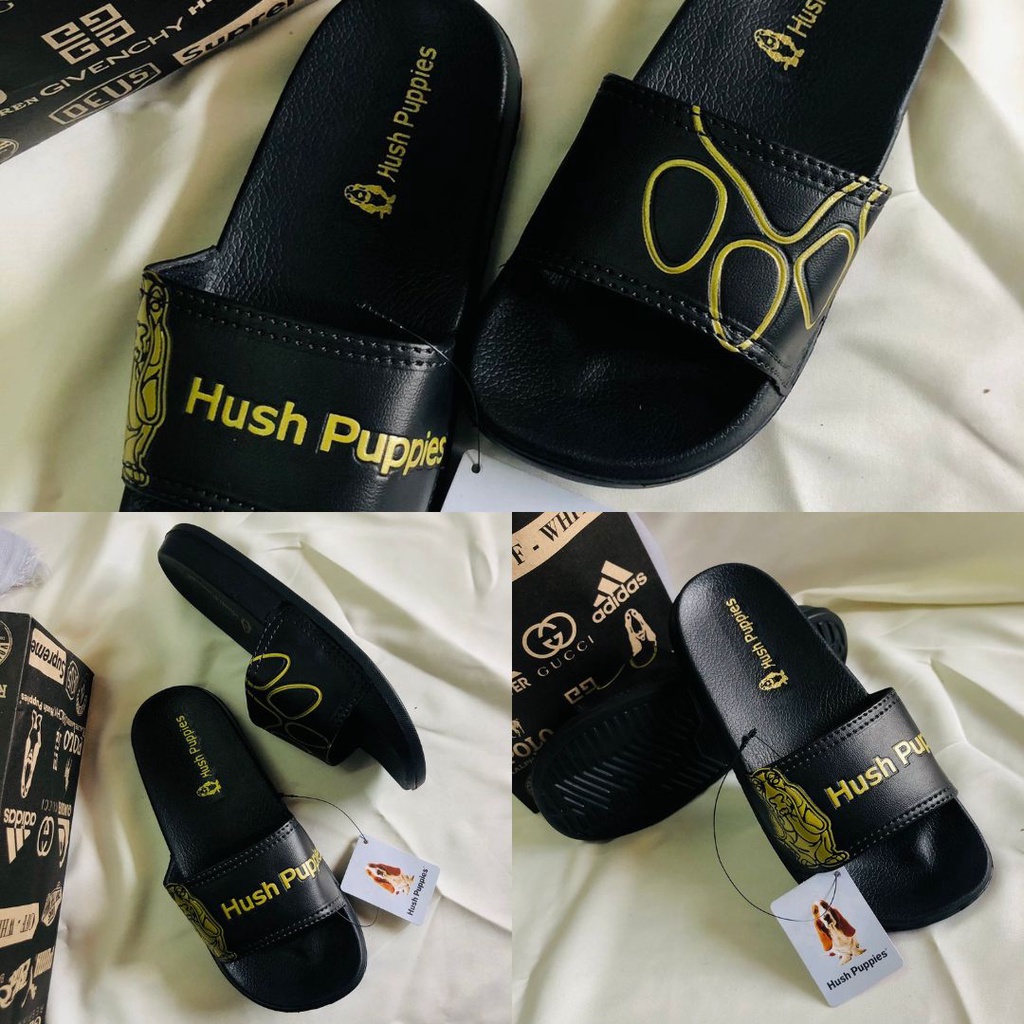 FLIP FLOP HUSH ANAK SENDAL SLOP SLIP ON BASIC POLOS ANAK REMAJA SANDAL + PAPERBAG HUSH PUPPIES / SENDAL SLOP SLIDE PRIA WANITA GRADE ORI