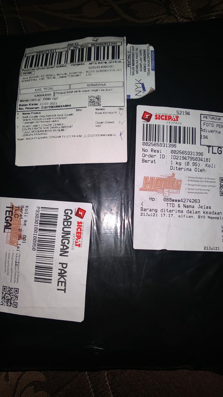 Ready Anak Cowok Cewek-couple Batik Nyk Davina Brokat Tulle Modern Maxi Muslim Lengan Panjang