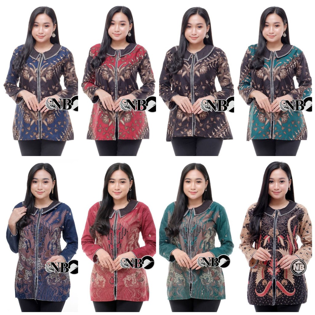 Batik Kalongan | Blouse Batik Atasan Wanita Seragam Kantor Best Seller Terlaris