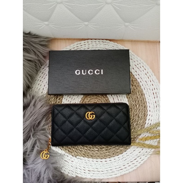 DOMPET GUCCI PANJANG 1 RESLETING FREE BOX ..