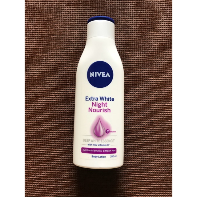 body lotion nivea night