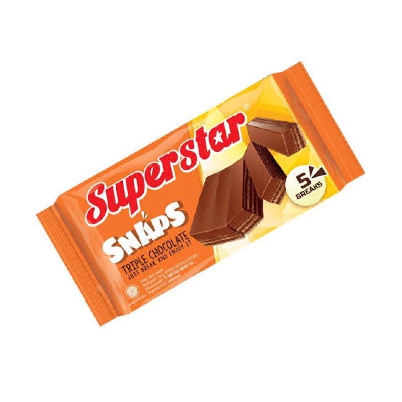 

SNACK WAFER LAPIS COKLAT SUPERSTAR SNAP 28GR