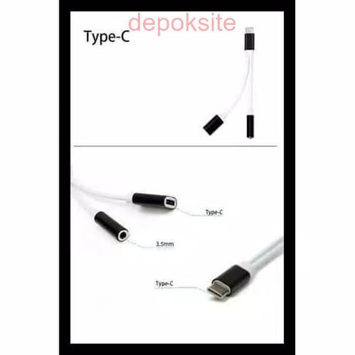 USB Type C Audio Charging Cable Type C to Jack 3.5 mm Earphone Audio