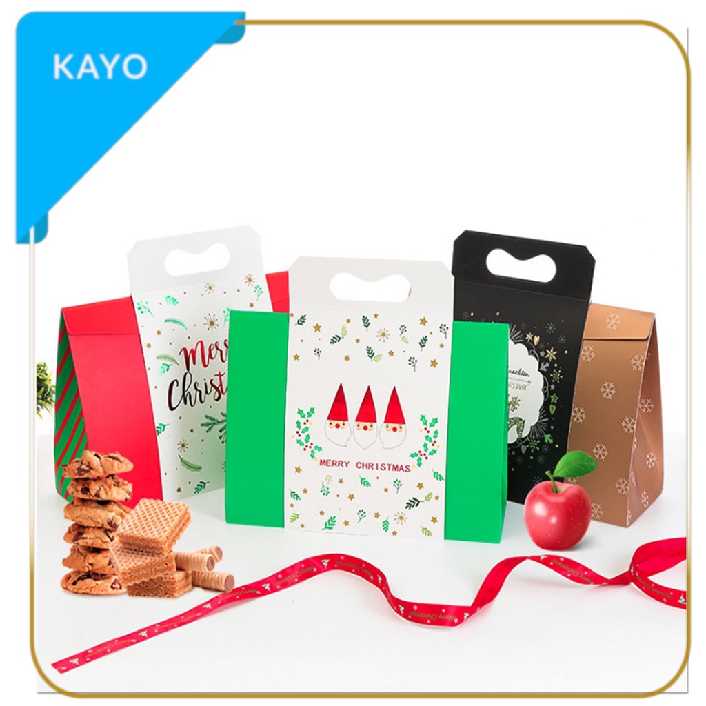 

KANTONG SOUVENIR TEMA 2L NATAL, KANTONG KADO MOTIF NATAL SANTA RUDOLF