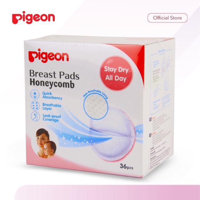 Pigeon breast pad honey comb isi 12 / 36 / 66