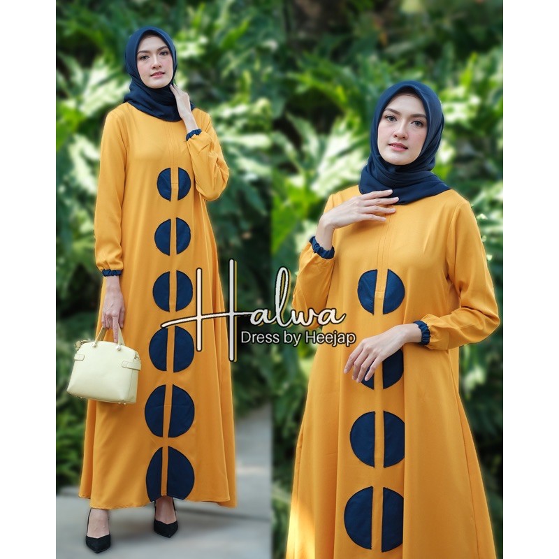 GAMIS DRESS HALWA By Heejap.Id