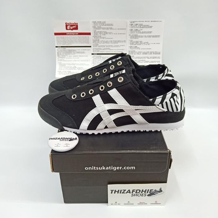 Onitsuka tiger hotsell slip on hitam