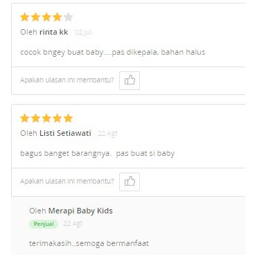 TOPI TURBAN BAYI