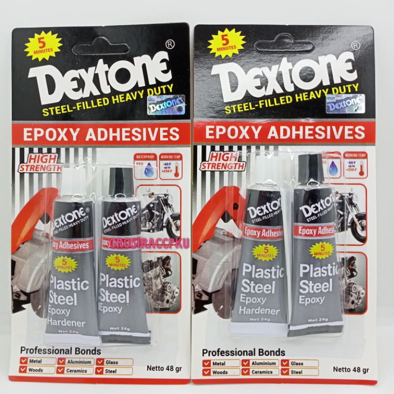 Lem Besi 5 Menit Dextone Destronk 48 gram murah meriah