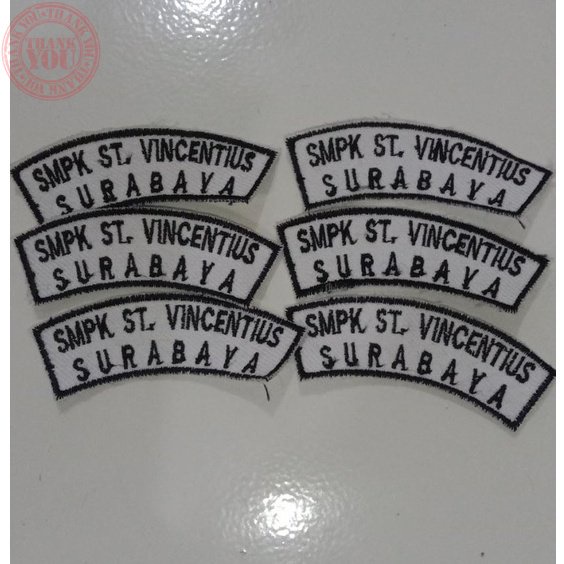 

Bet Nama /Name Tag / Nama Dada /Papan Nama Bebas Request (Max 12 Huruf) Terbaru Nama dada Sekolah