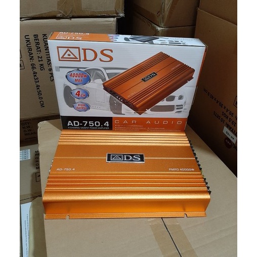 Power ADS A-740.4 Amplifier Audio Mobil ADS 4 Chanel Murah