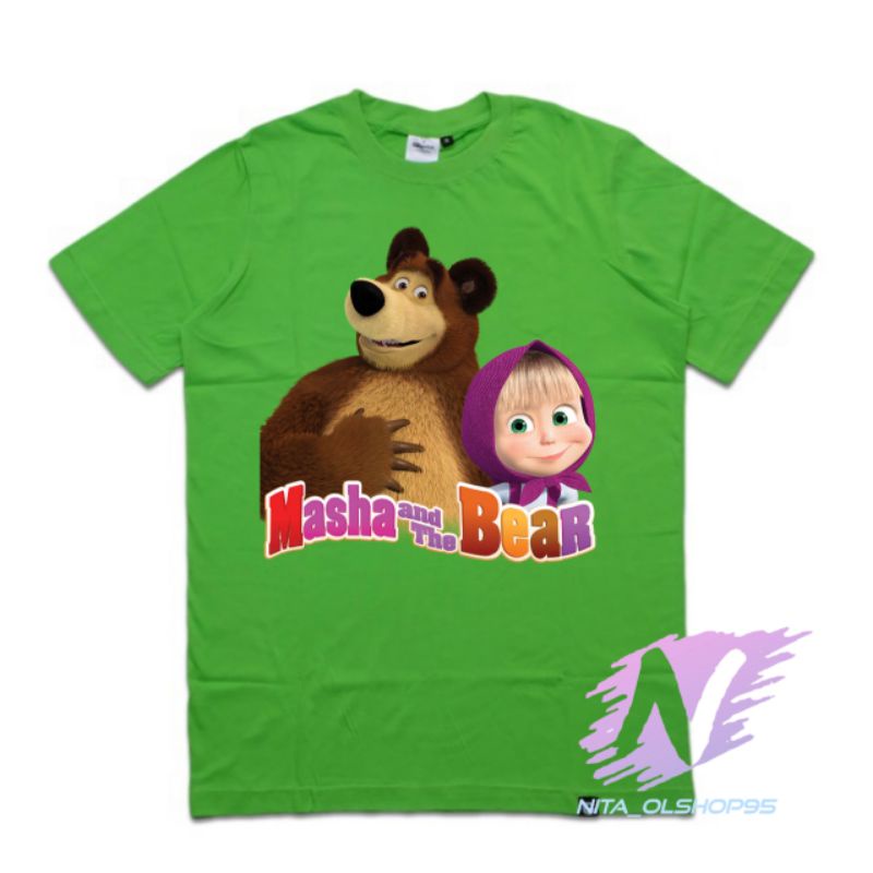 kaos anak marsa and the bear kaos masha