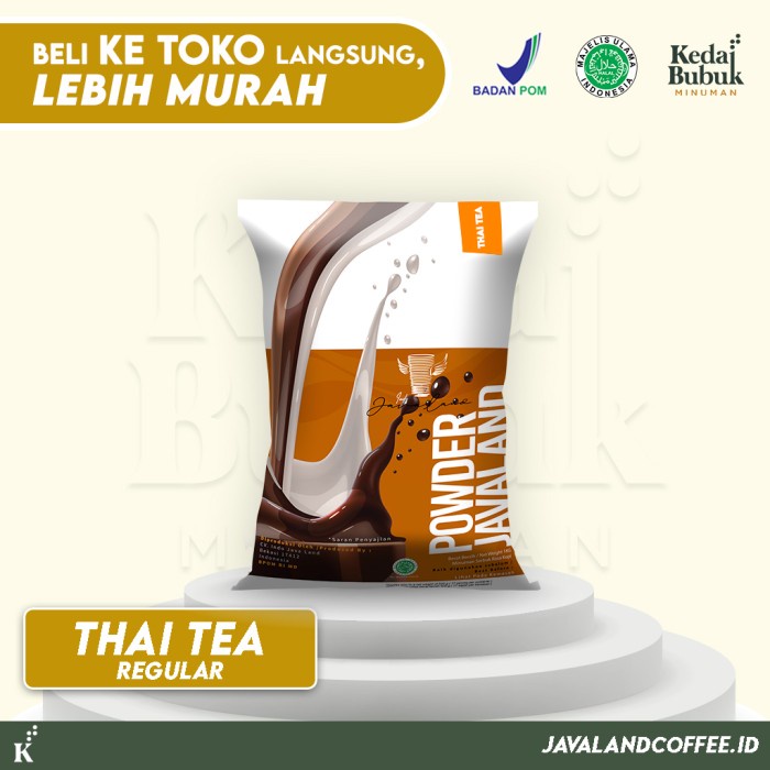 

DISKON - (BISA COD) Bubuk Minuman Bubble Drinks 1Kg Rasa Thai Tea