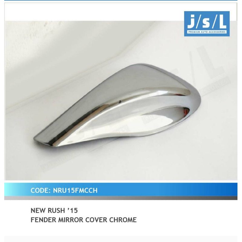 Fender Mirror cover chrome new Rush 2015 jsl