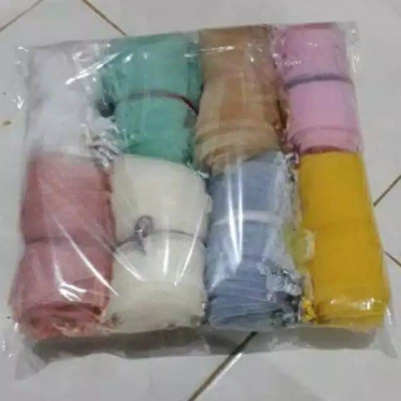 

pelengkap suvenir kantong tille serut untuk souvenir