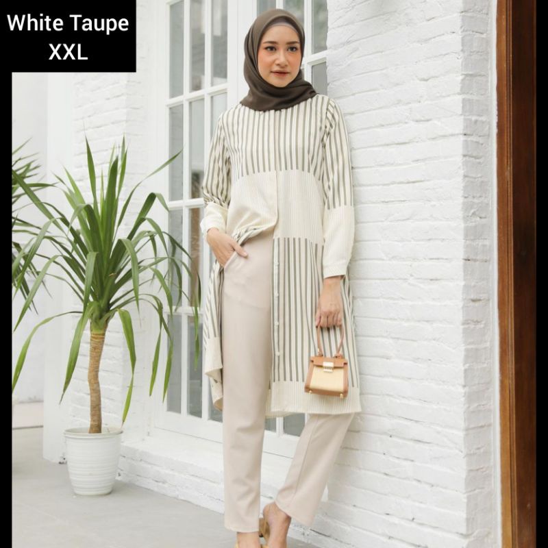 Linea Tunik by Heaven Lights | White Taupe