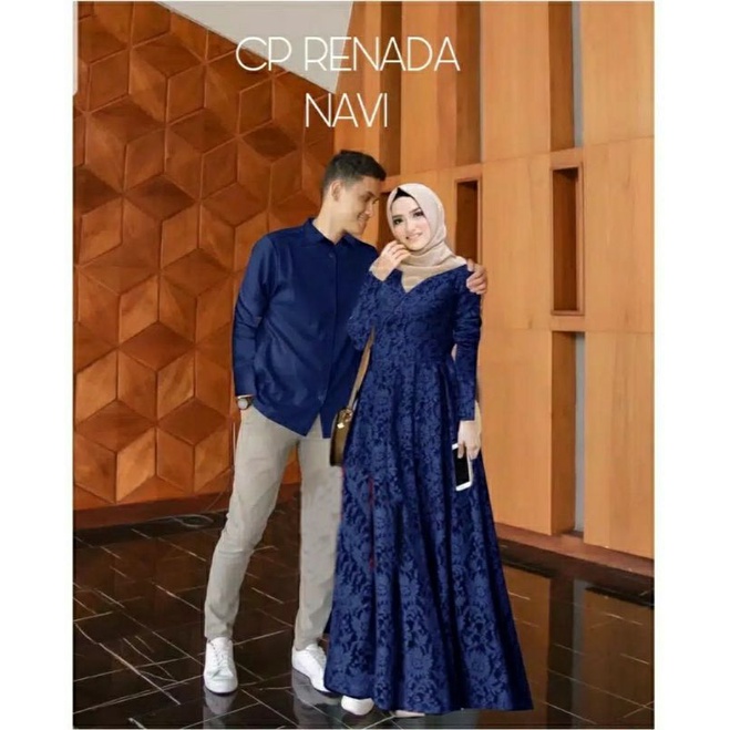 Baju Sepasang Baju Couple Renada Maxi Brukat